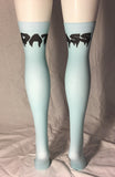 Women's Datass Spooky Thigh High Socks